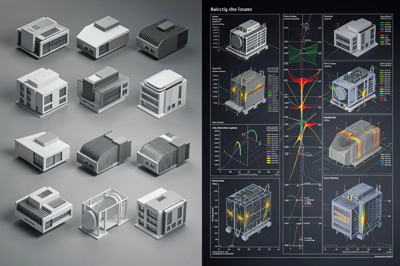 AI agent selecting the best generative design variations against structural and cost data